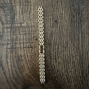 Vintage Gold-Tone Watch Bracelet | 7.5” | Chunky Link Style
